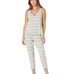 Splendid Women Tank Top Shirt and Jogger Pant Pajama Set